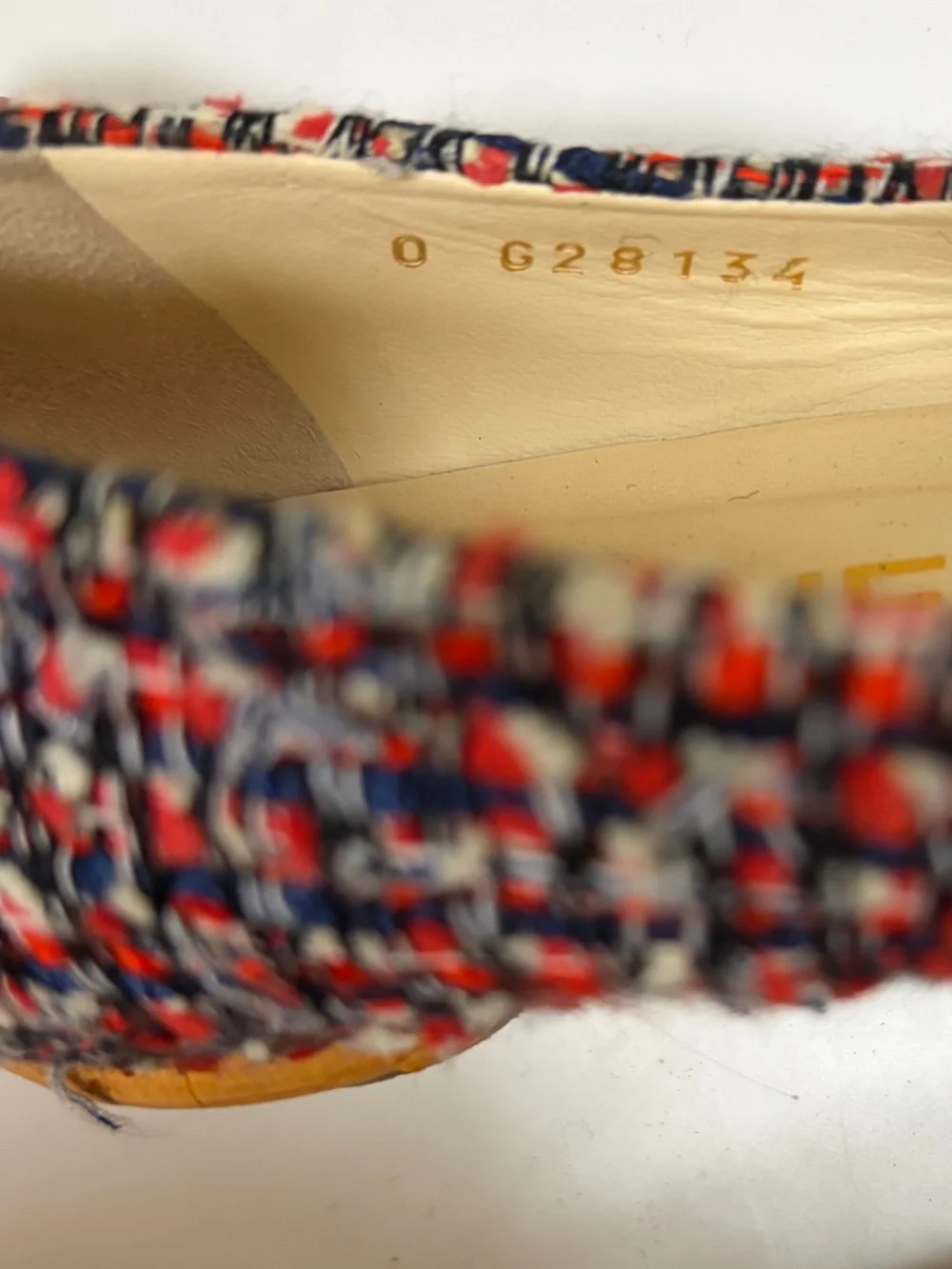 CHANEL Tweed Crystal Embellished Ballet Flats – Made in Italy – Size 37